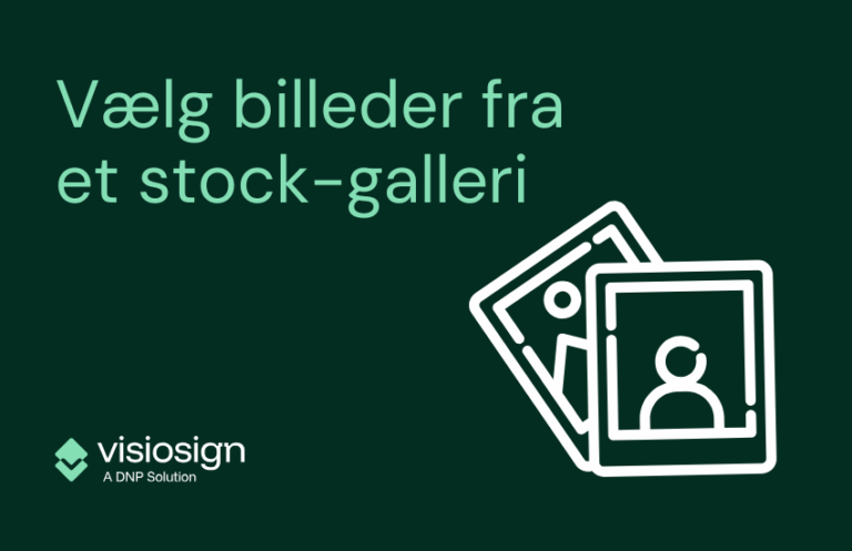 Brug stock-billeder til dine opslag